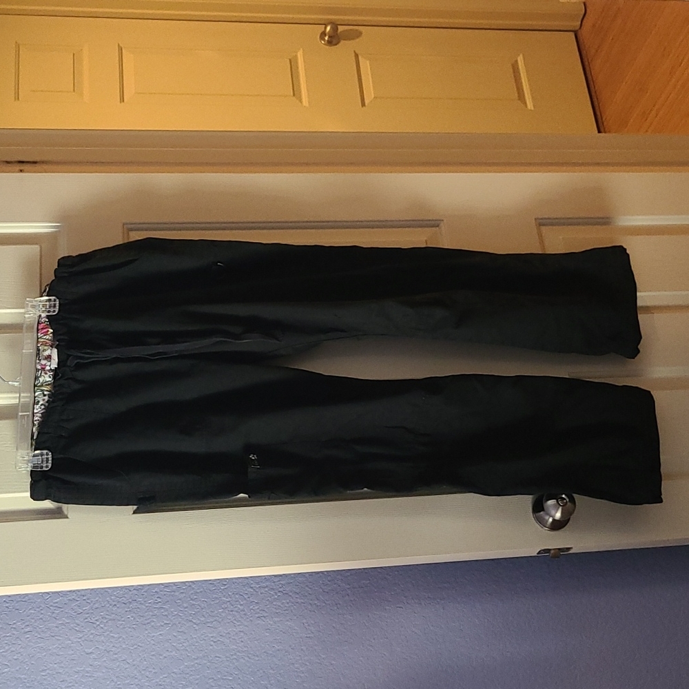 Women's Black Drawstring Scrub Pants